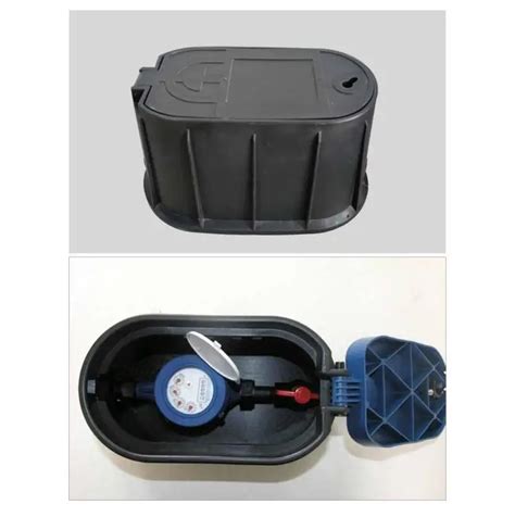 metal water meter box covers|wall mounted water meter cover.